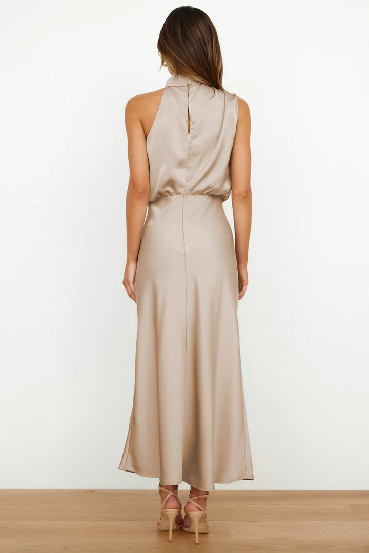 Maud™ | Gedrapeerde Sahara Jurk