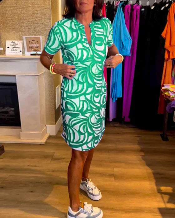 Karin™ - Kleurrijke Jurk