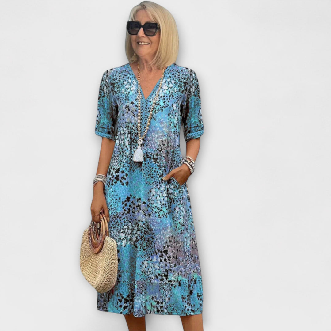 Noa™ | Bloemenprint Jurk