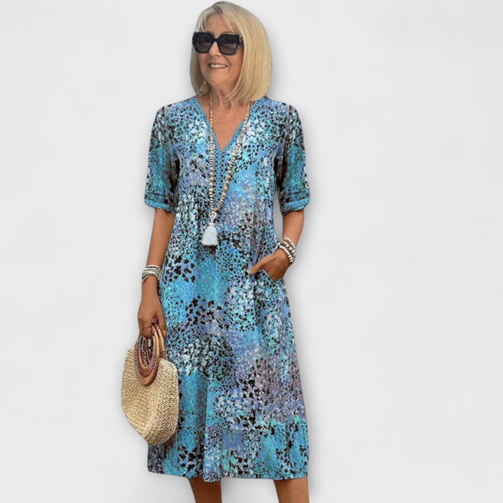 Noa™ | Bloemenprint Jurk