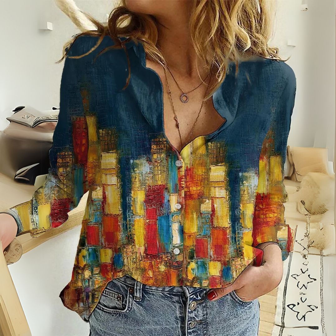 Lila™ – Fluisterende Vleugels Blouse