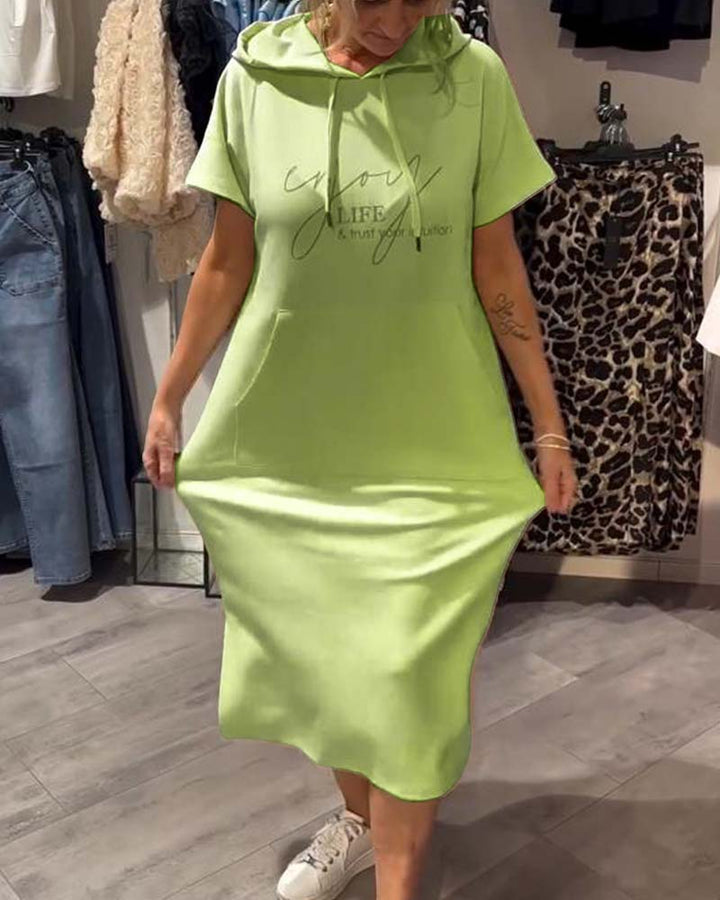 Saskia™ - Casual Hoodie Jurk