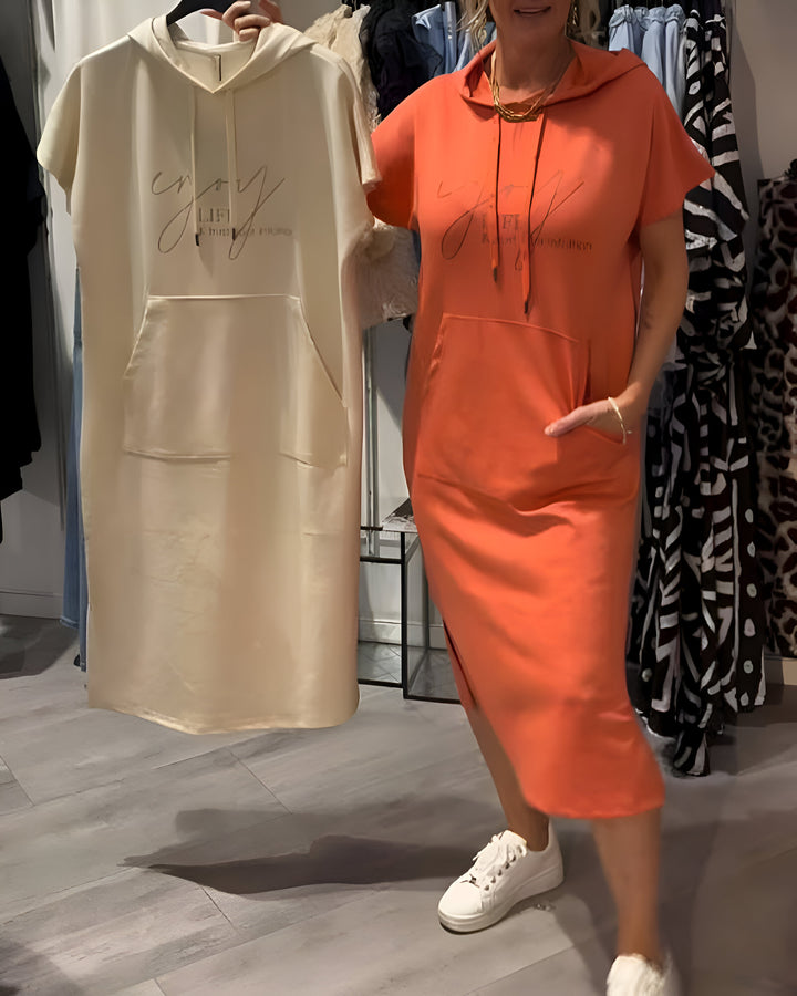 Saskia™ - Casual Hoodie Jurk