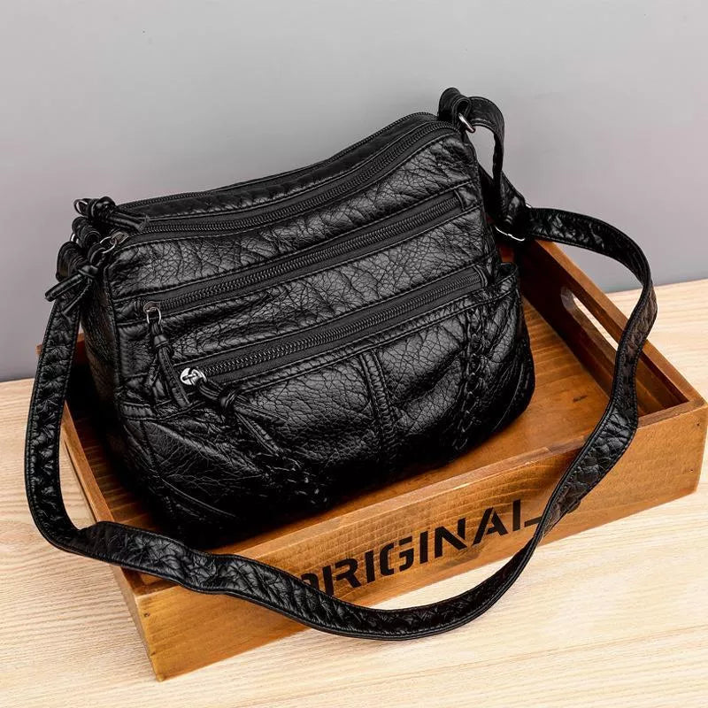 Sophia - Zachte Leren Tas