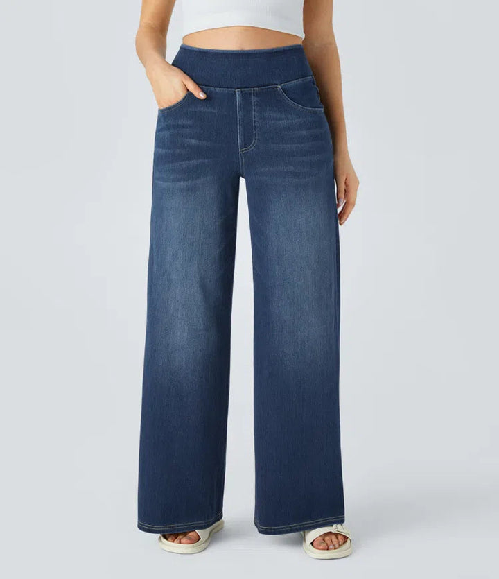 Solène - Relaxed Fit Wijde Jeans