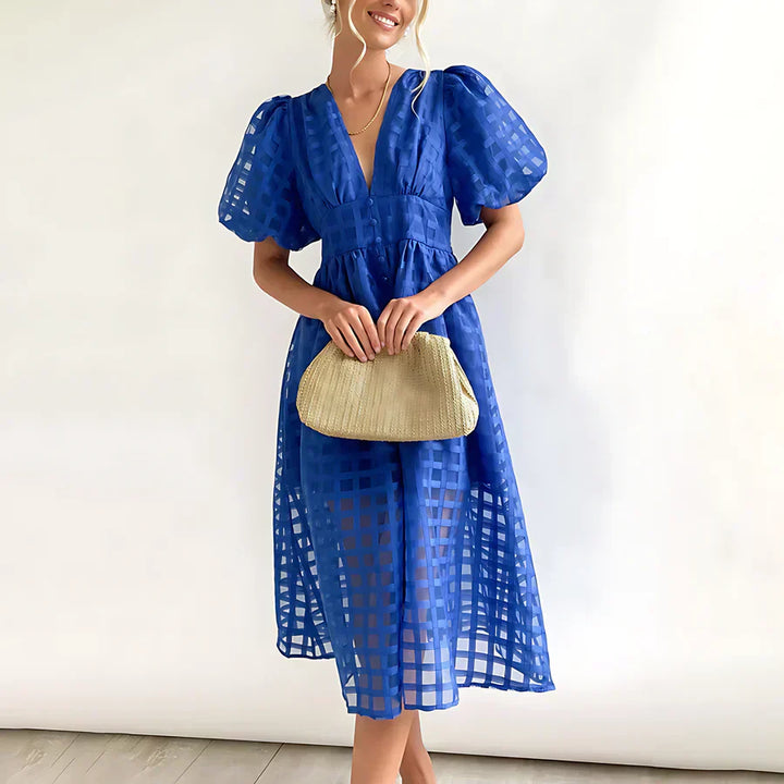 Lise™ | Romantische Midi-jurk