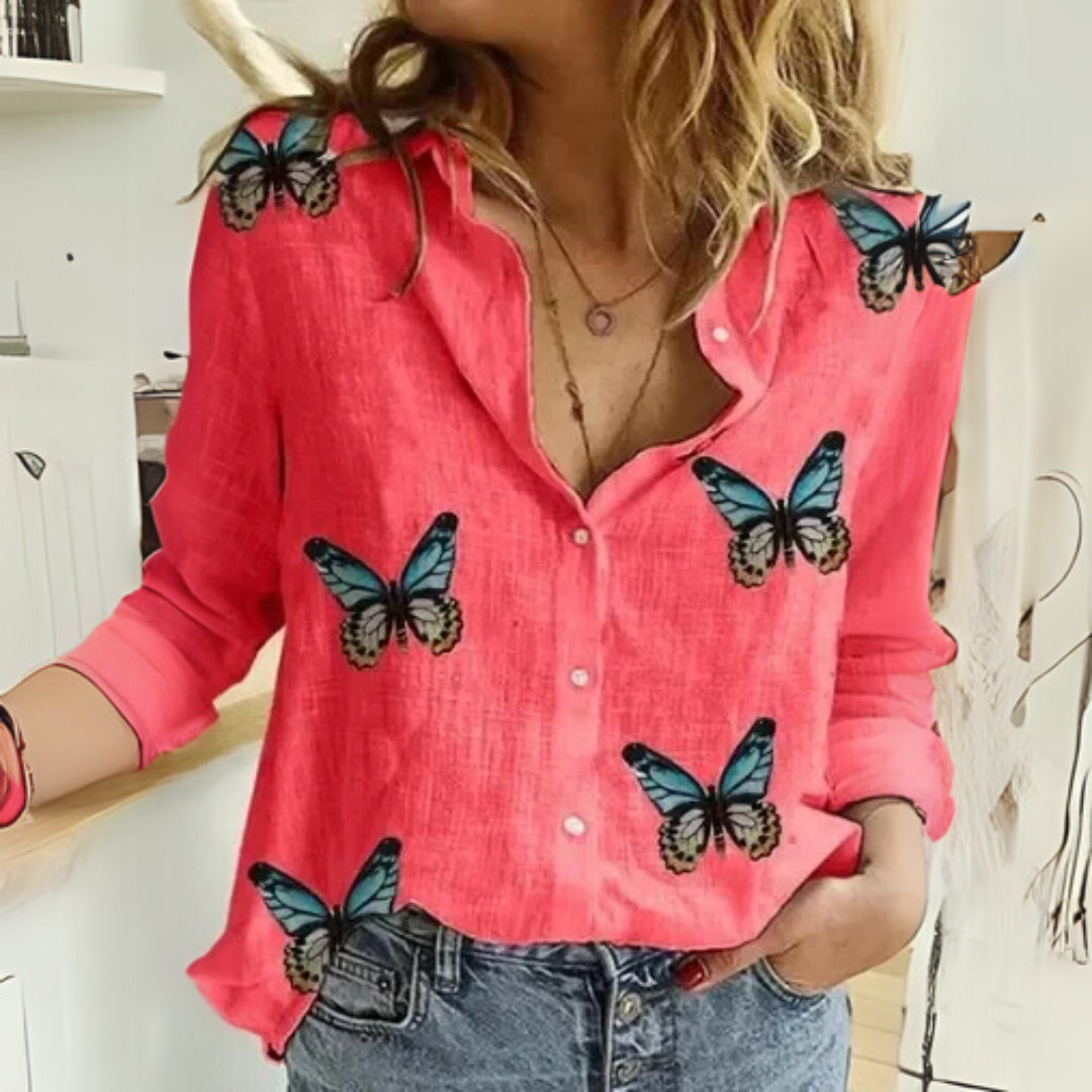 Chloe™ – Vintage Bloemen Blouse