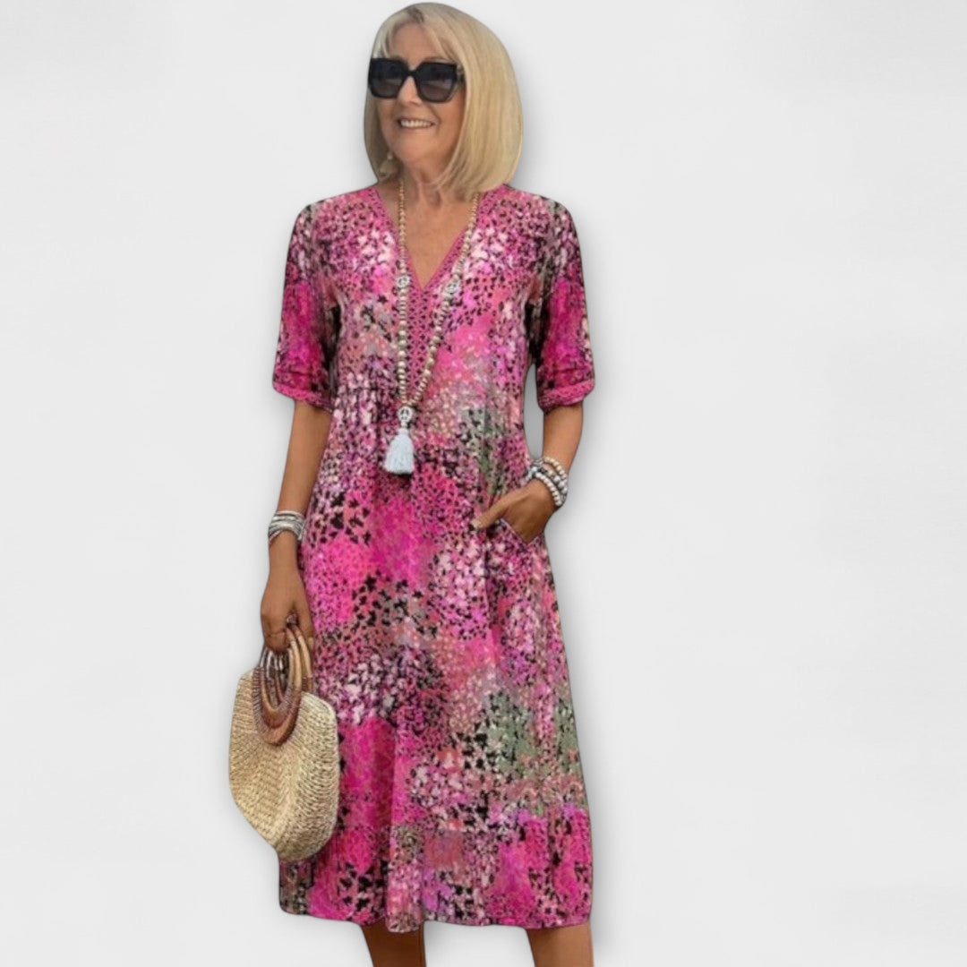 Noa™ | Bloemenprint Jurk