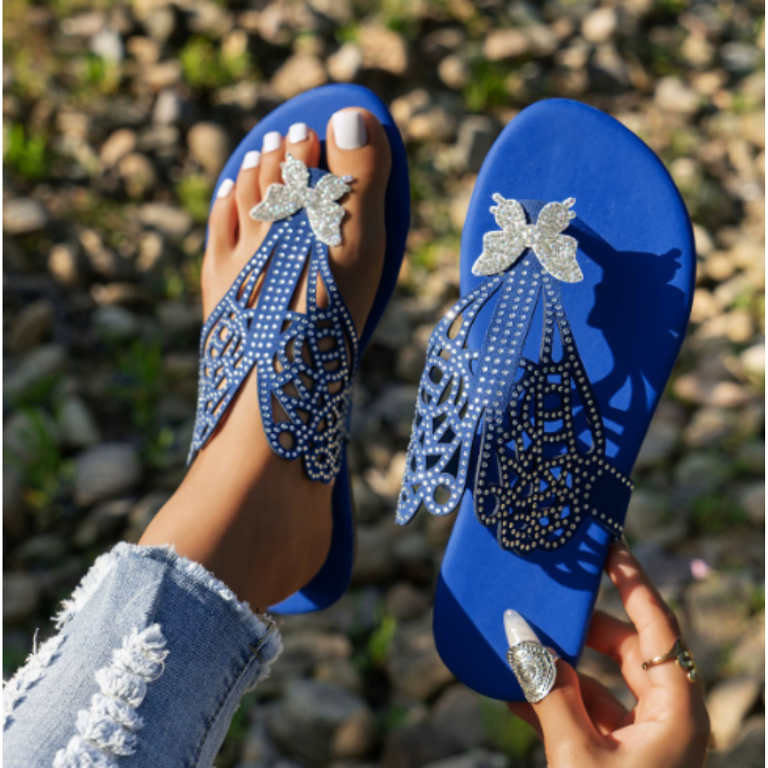 Papillon™ – Vlinderdecoratieve Zomerslippers