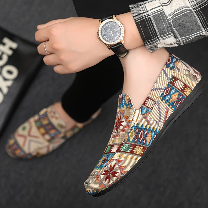Mats™ –  Levendige Stoffen Instappers Loafers