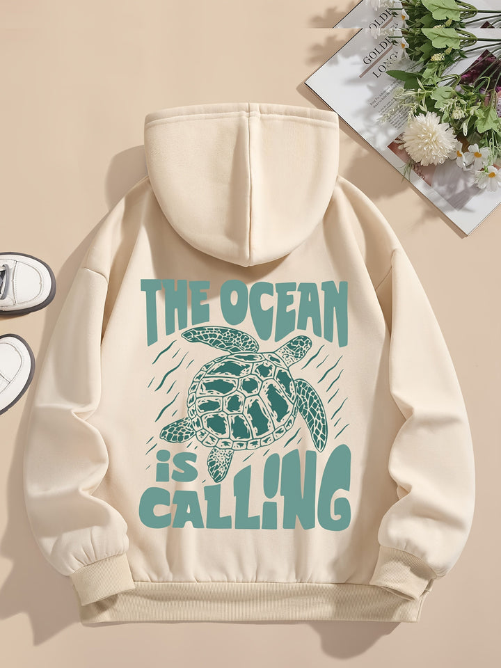 Isla™ – Oceaan Roept Grafische Hoodie