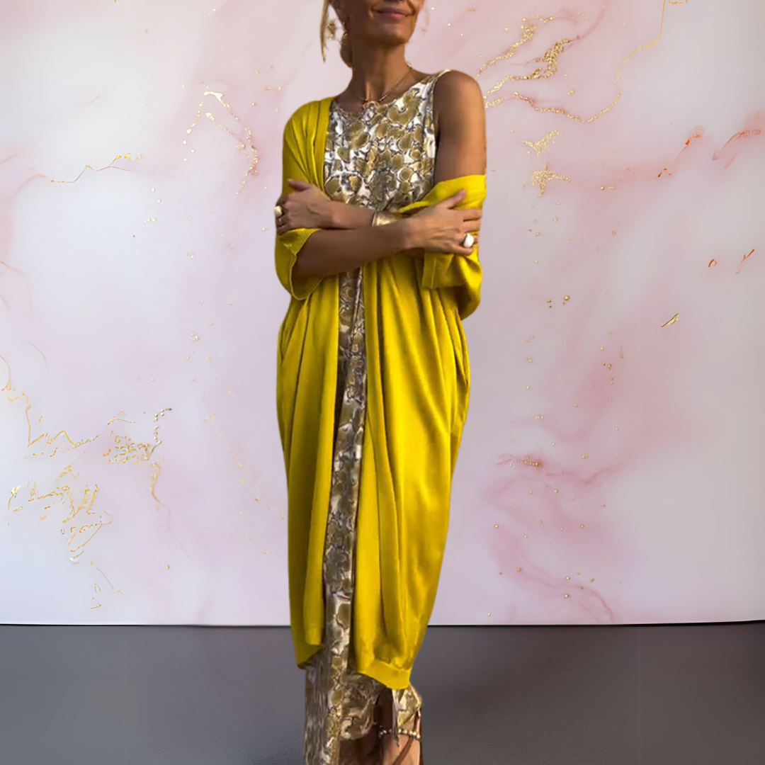 Melanie™ - Elegante jurk met vest