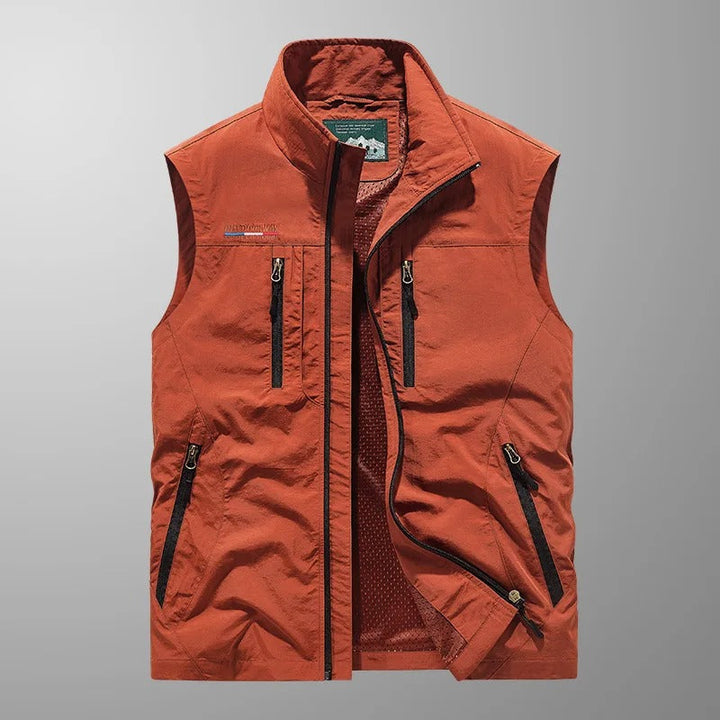 Casper™ – Ademend cargo gilet met meerdere zakken