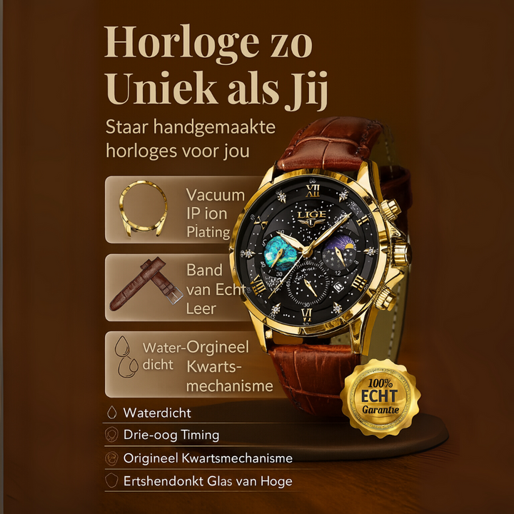 Elegant maanfasehorloge