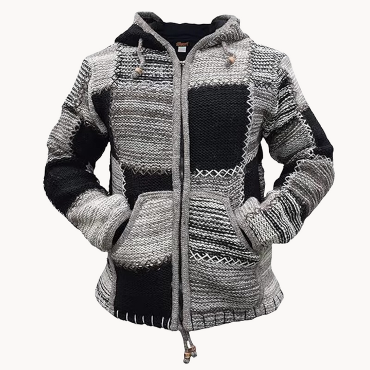 Kaan Patchwork Katoenen Pullover