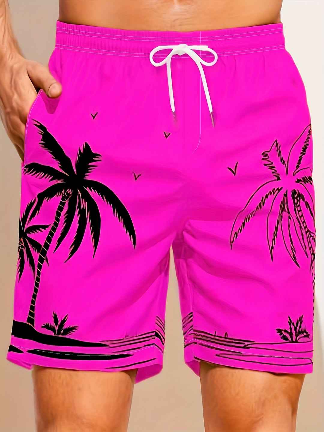AquaPalm™ – Zwembroek met Tropische Print