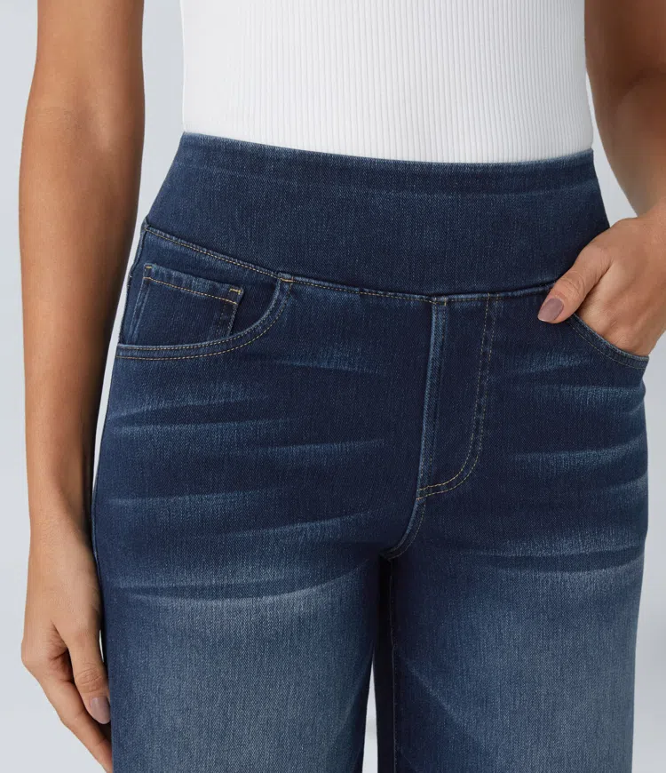 Solène - Relaxed Fit Wijde Jeans