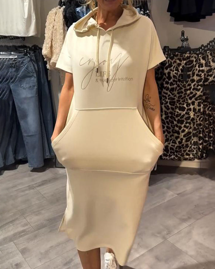 Saskia™ - Casual Hoodie Jurk