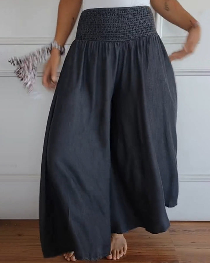Reina - Comfortabele Wijde Broek