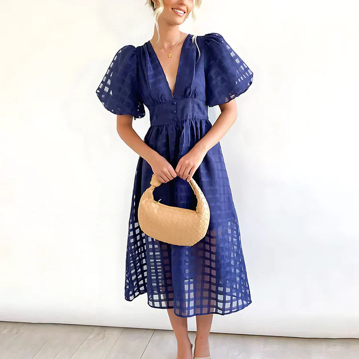 Lise™ | Romantische Midi-jurk