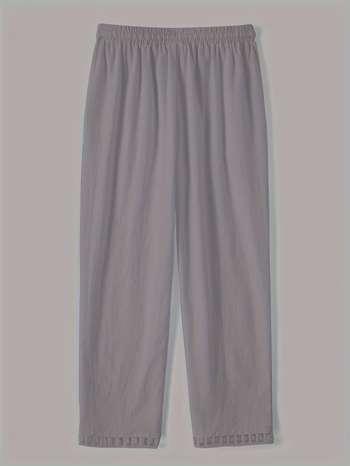 Wren – Ontspannen Cropped Broek met Contrastafwerking