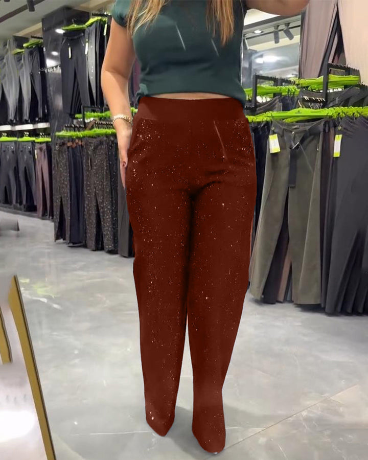 Trendy en Casual Wijde Pantalon