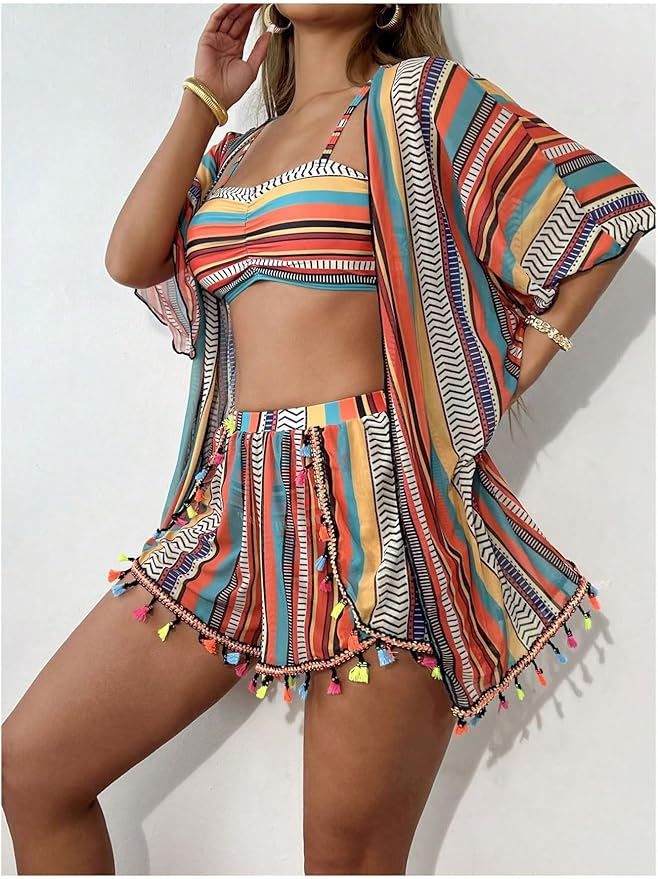 Aubrey™ - Stijlvolle Gestreepte Set