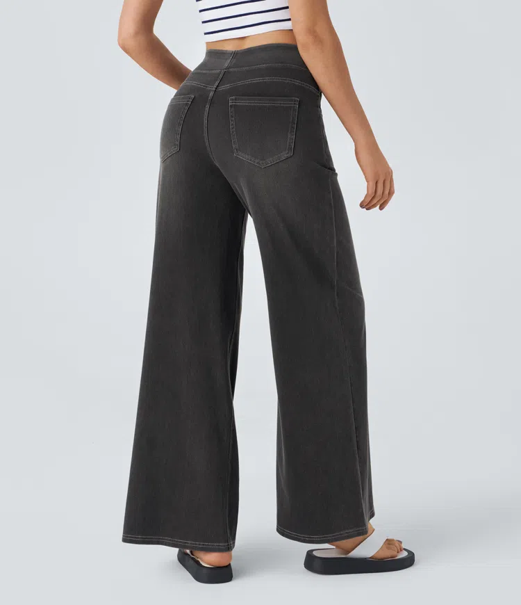 Solène - Relaxed Fit Wijde Jeans