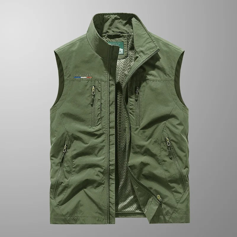 Casper™ – Ademend cargo gilet met meerdere zakken