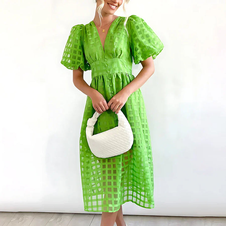 Lise™ | Romantische Midi-jurk