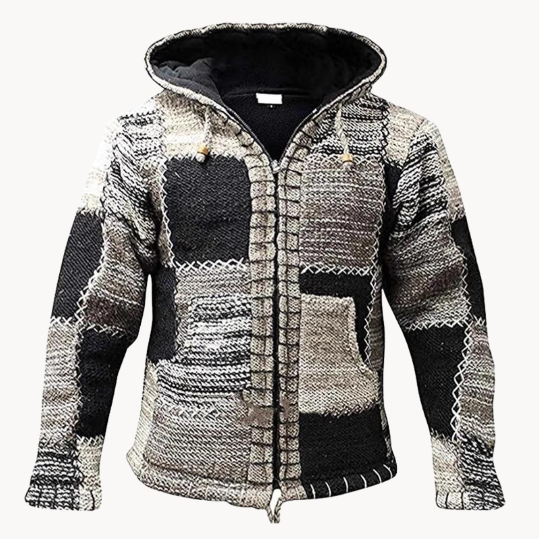 Kaan Patchwork Katoenen Pullover