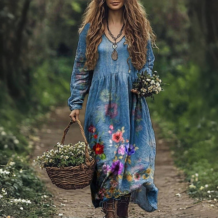 Louane™ - Jurk Met Bloemenpatroon