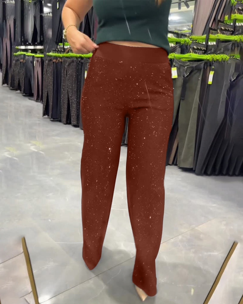 Trendy en Casual Wijde Pantalon