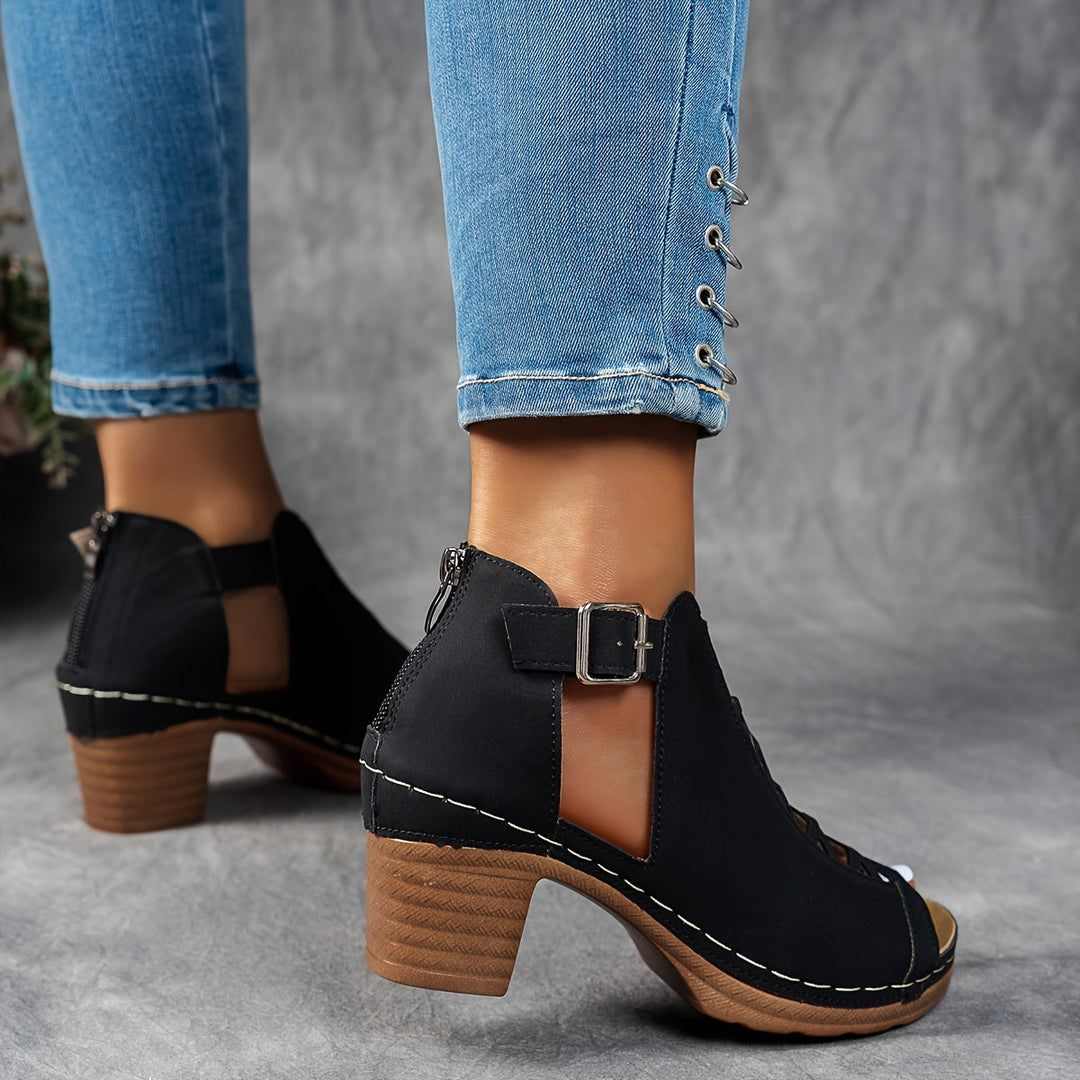 Nessa | Lattice-Heel Sandalen