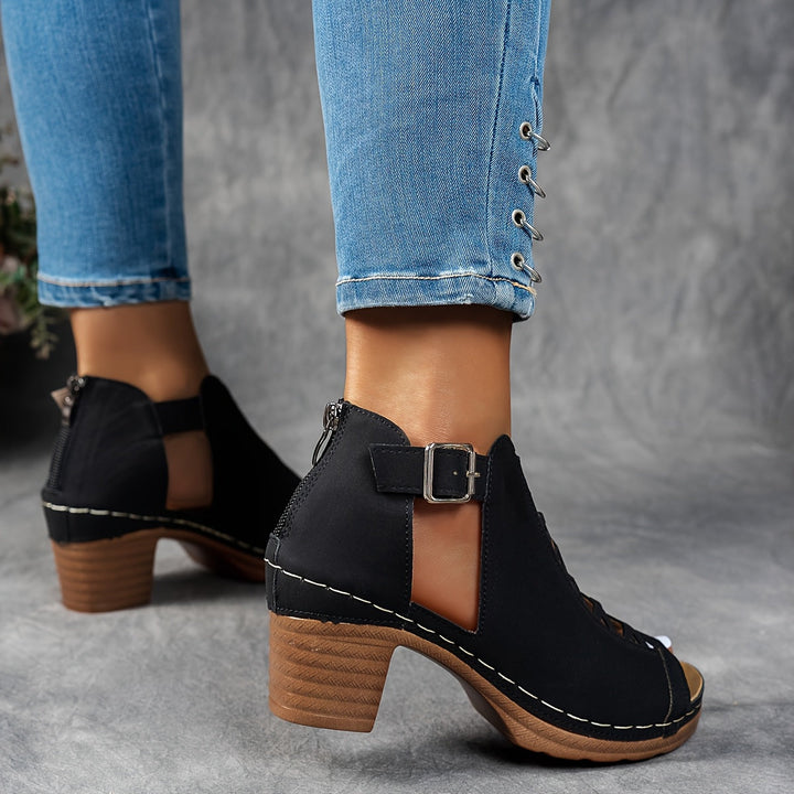 Nessa | Lattice-Heel Sandalen
