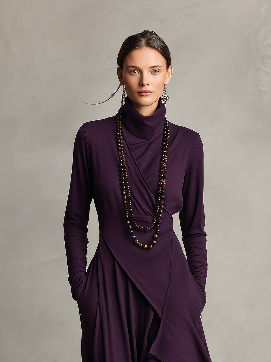 Natalie | Elegante Draped Dress