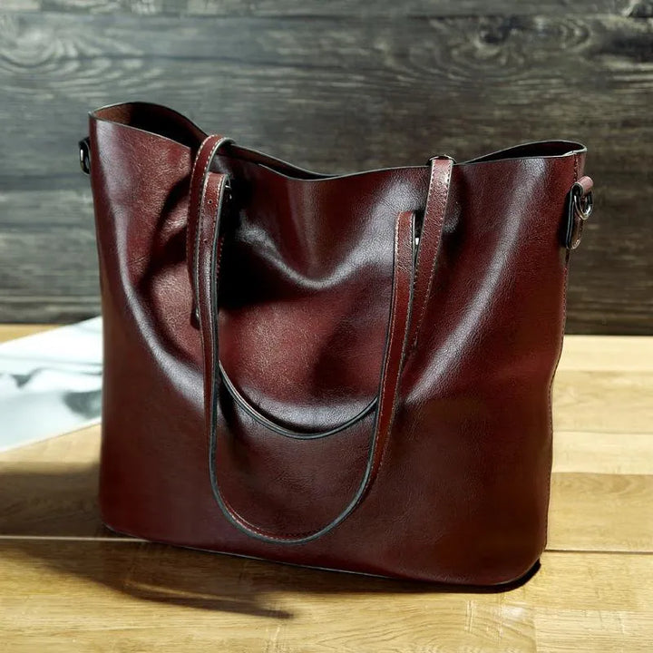 Nicole - Vintage Leren Schoudertas