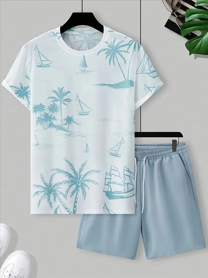 Mees™ - Elegante zomerse tweedelige bedrukte set