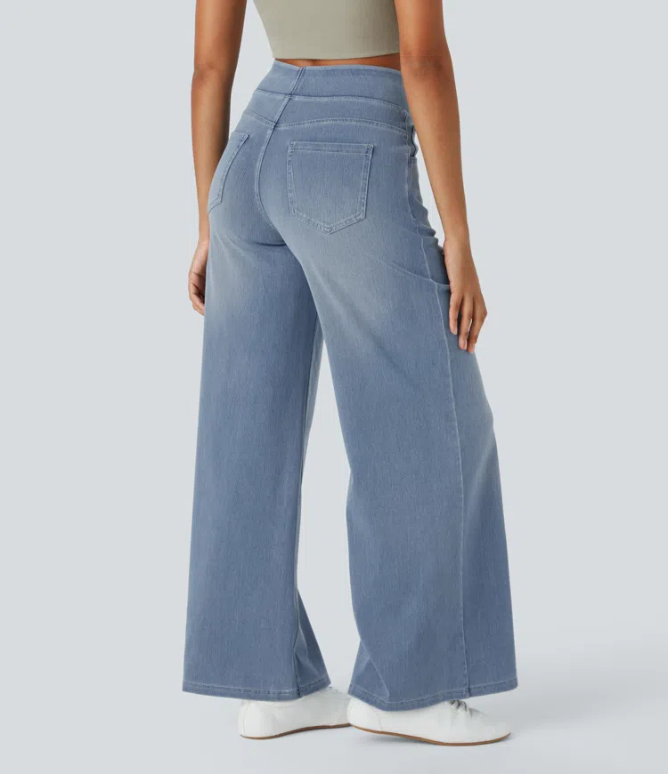 Solène - Relaxed Fit Wijde Jeans