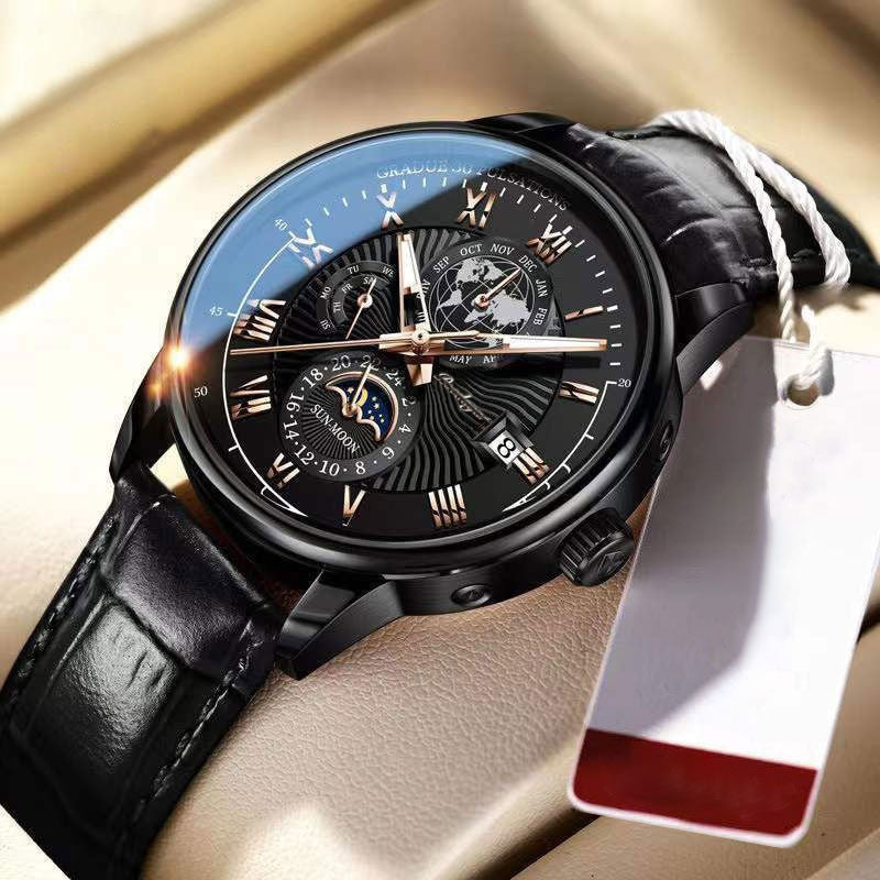 Alex - Trendy High-End Licht Quartz Horloge