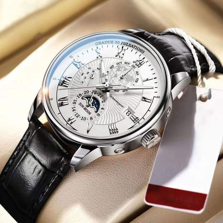 Alex - Trendy High-End Licht Quartz Horloge