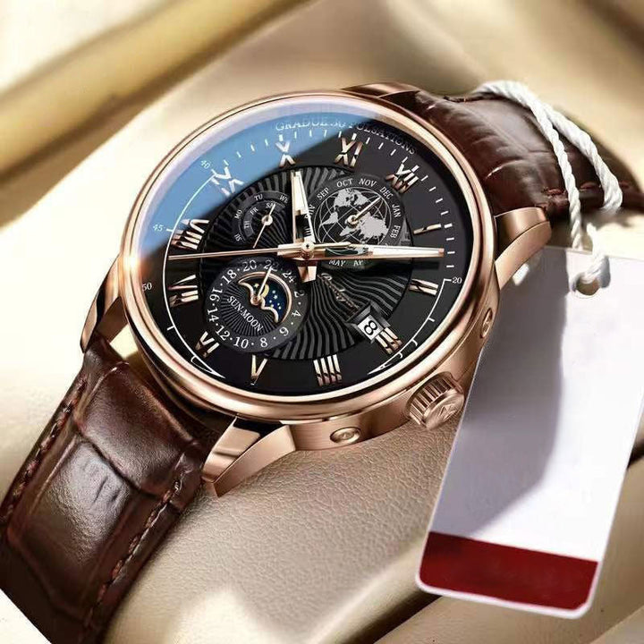 Alex - Trendy High-End Licht Quartz Horloge