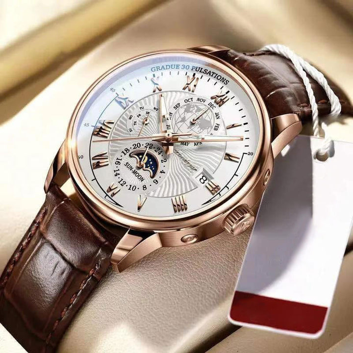 Alex - Trendy High-End Licht Quartz Horloge