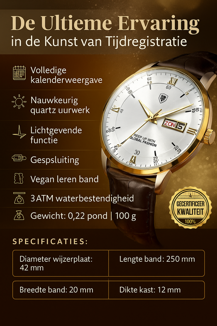 Duurzaam Lichtgevend Herenhorloge