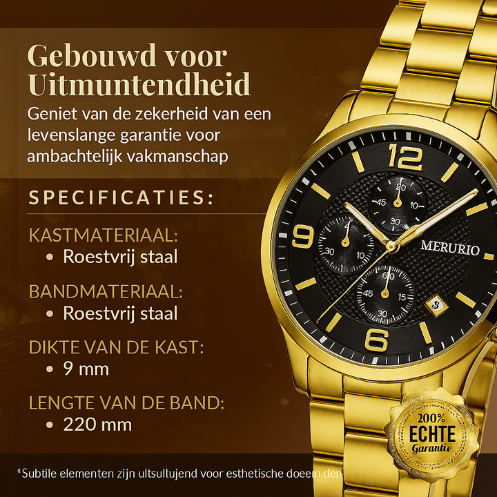Luxe zakelijk herenhorloge