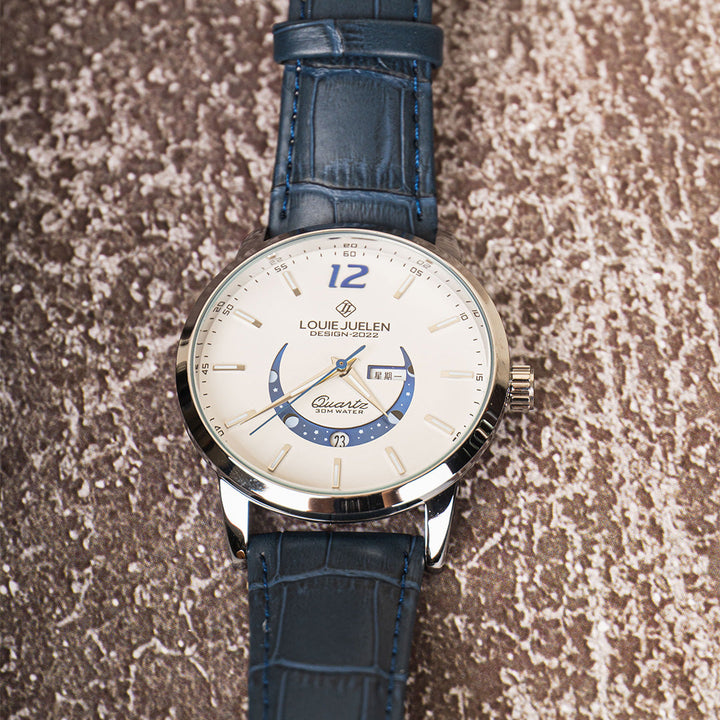 Elegante Maanfase Horloge