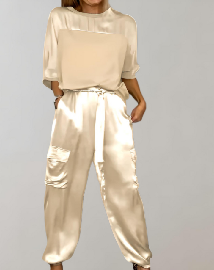 Finley - Zijdezachte Cargo Lounge Set