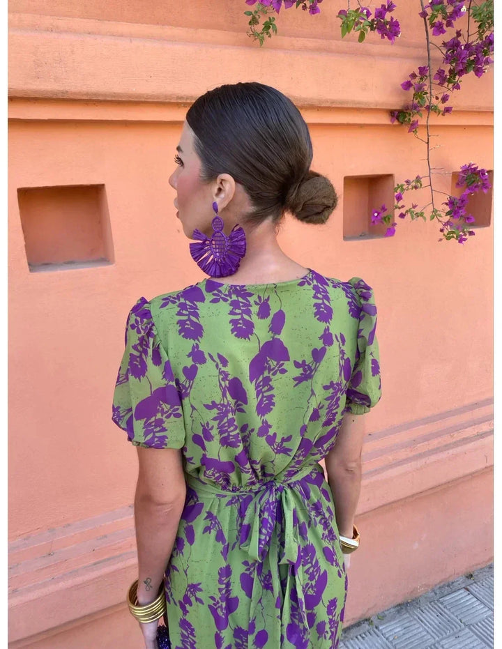 Lieke™ | Kleurrijke Zomerse Printjurk