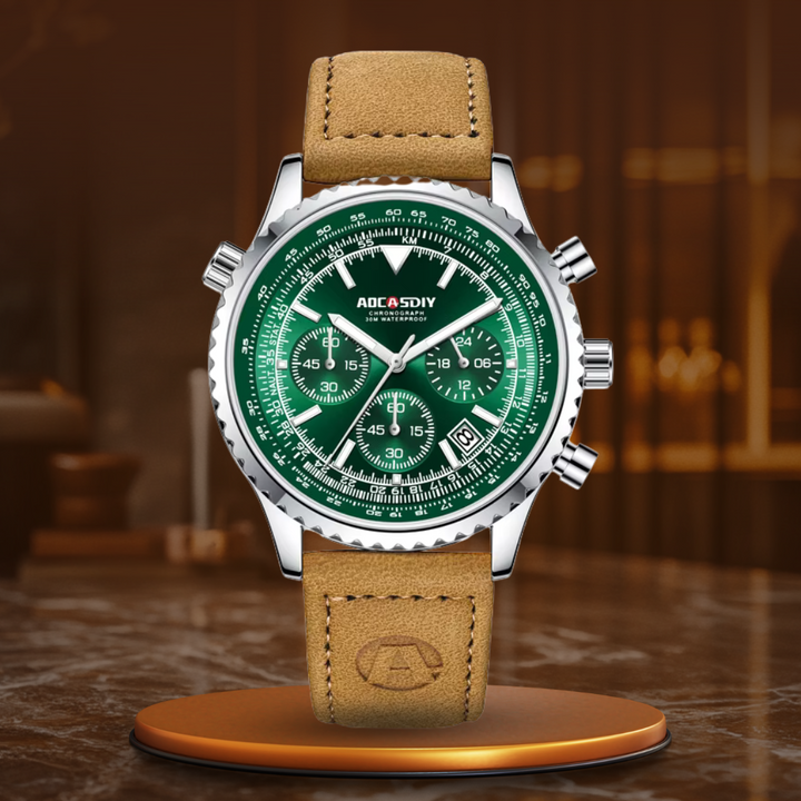 Luxe chronograafhorloge