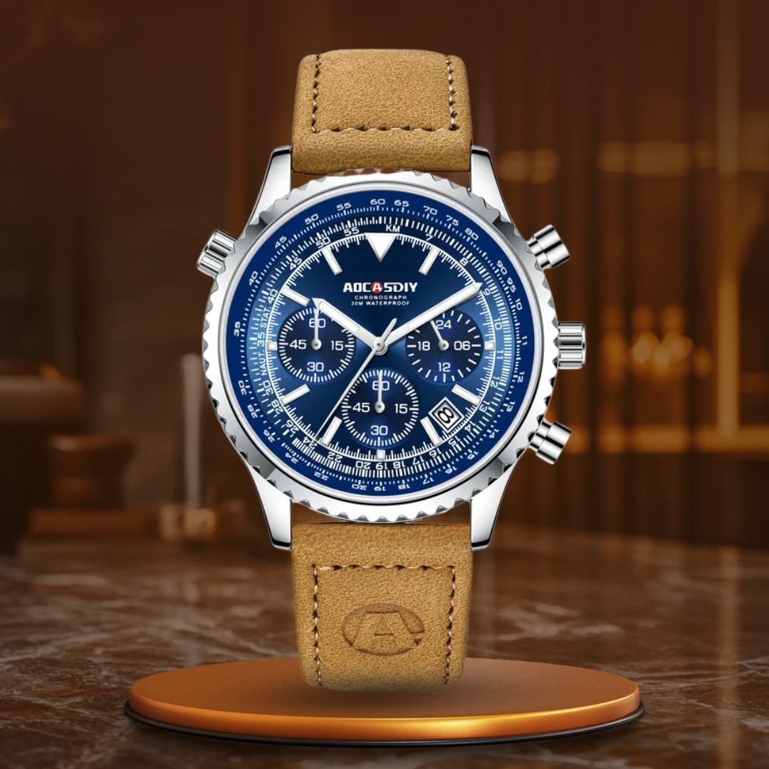 Luxe chronograafhorloge